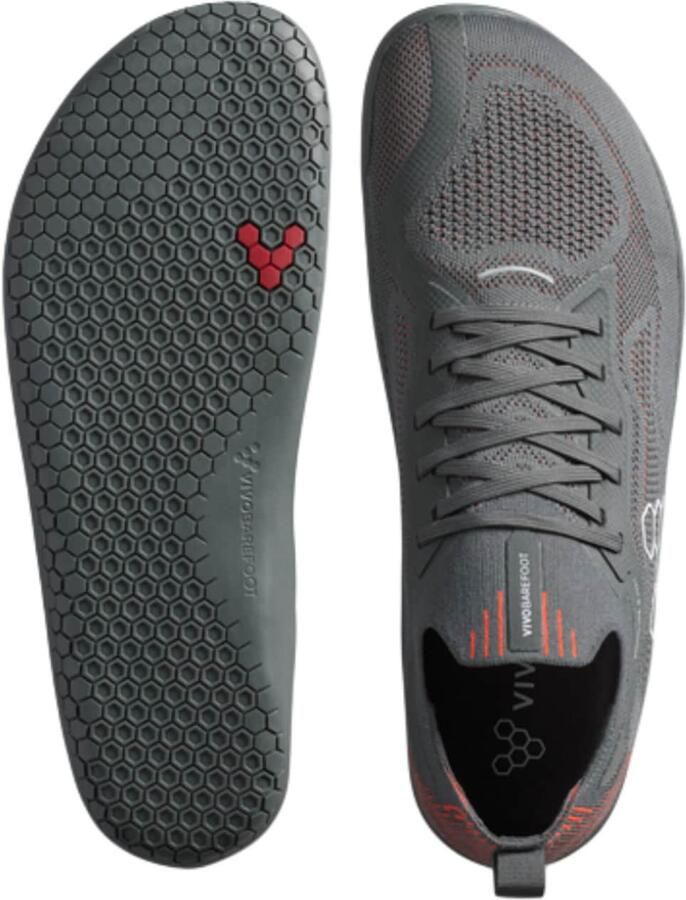 Vivobarefoot Primus Lite Knit Barefoot Schoenen Grijs Man - Foto 2