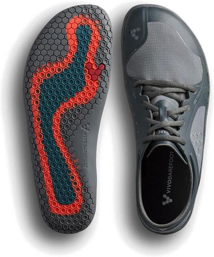 Vivobarefoot Primus Lite Iv All Weather Barefoot Hardloopschoenen Grijs Vrouw - Foto 4
