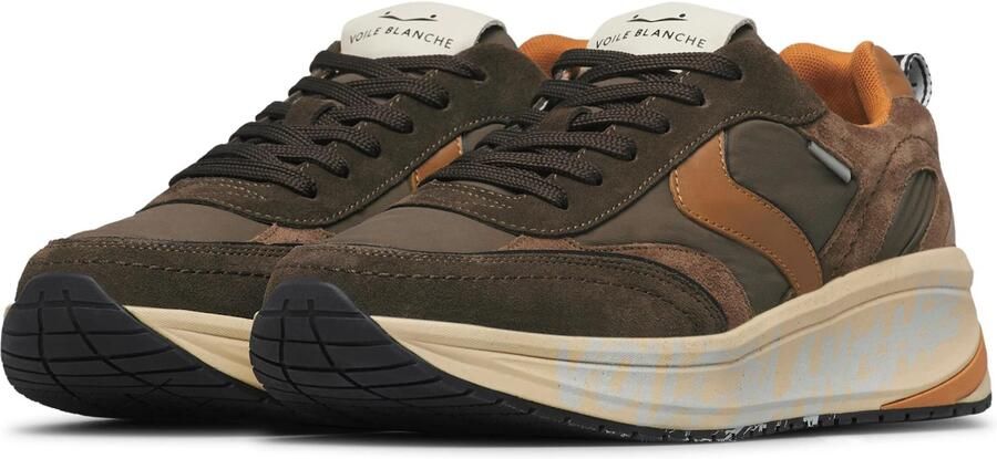 Voile blanche Sneakers laag 'CLUB24.' donkerbruin - Foto 4