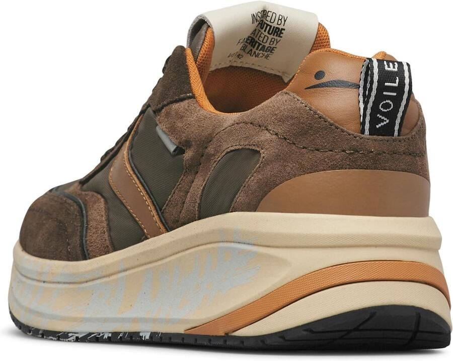 Voile blanche Sneakers laag 'CLUB24.' donkerbruin - Foto 3