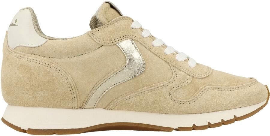 Voile blanche Sneakers laag 'Julia' beige crème zilver