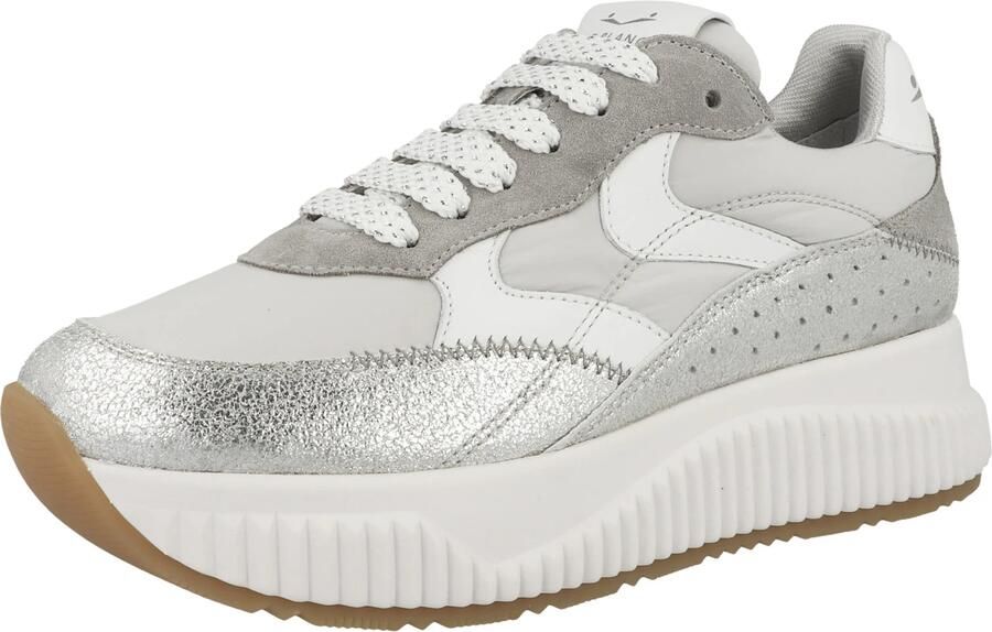 Voile blanche Sneakers laag 'LANA FRESH' zilver