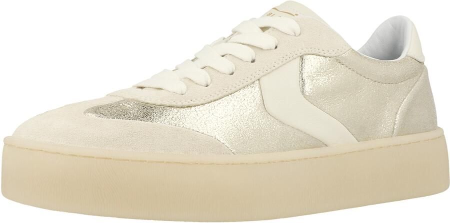 Voile blanche Sneakers laag 'Mind 02' goud offwhite