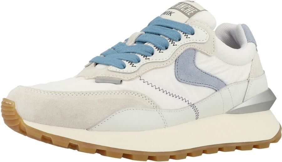 Voile blanche Sneakers laag 'Qwark Hype' duifblauw lichtgrijs pastelgroen wit