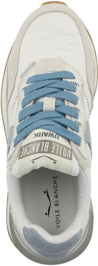 Voile blanche Sneakers laag 'Qwark Hype' duifblauw lichtgrijs pastelgroen wit - Foto 6