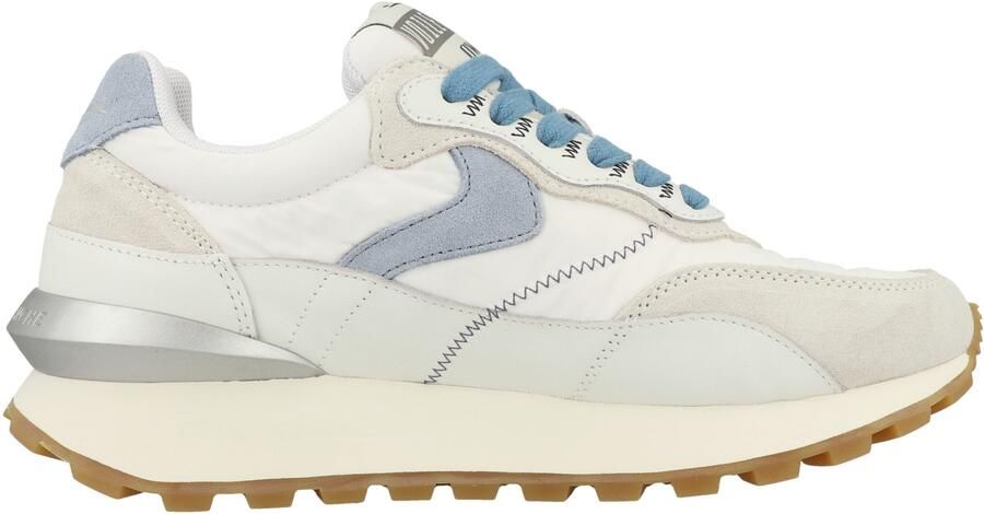 Voile blanche Sneakers laag 'Qwark Hype' duifblauw lichtgrijs pastelgroen wit - Foto 4