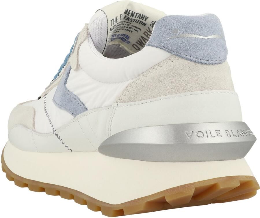 Voile blanche Sneakers laag 'Qwark Hype' duifblauw lichtgrijs pastelgroen wit - Foto 2
