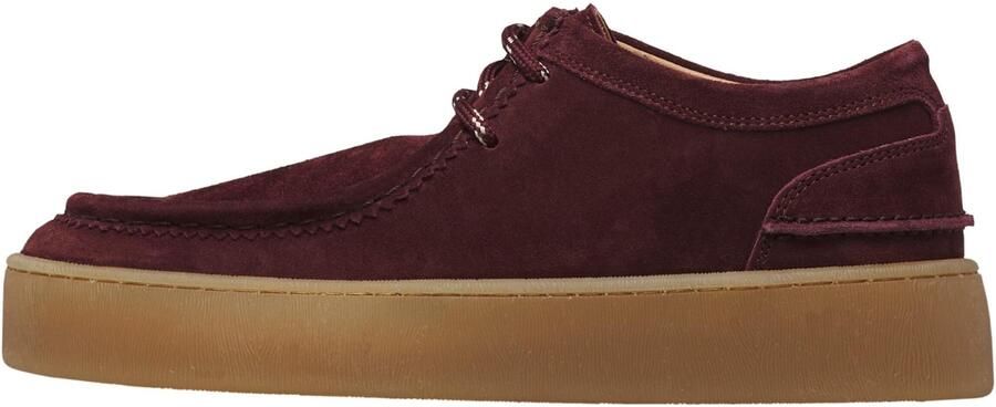 Voile blanche Veterschoen 'JANETTE' bordeaux