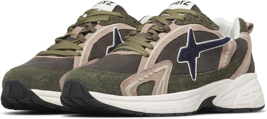 W6YZ Sneakers laag 'ARROW UNI.' groen - Foto 4