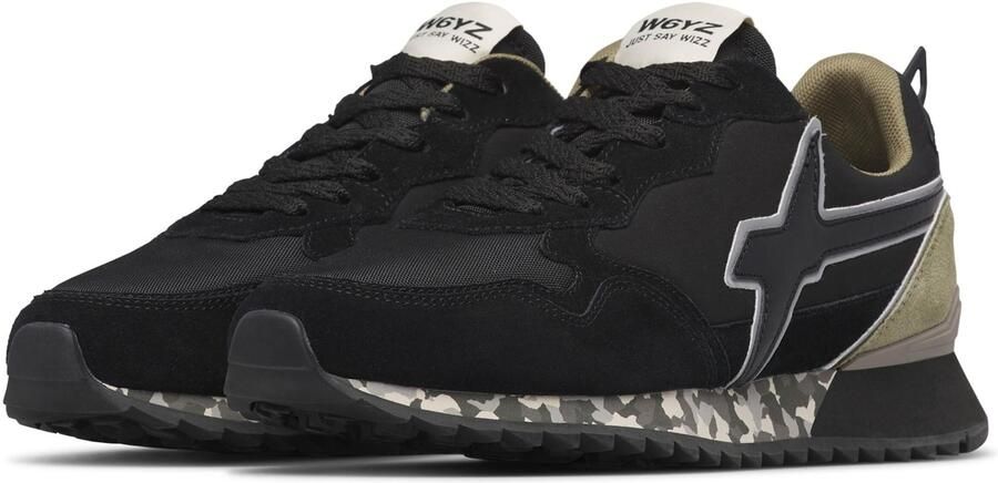 W6YZ Sneakers laag 'JET-M.' olijfgroen - Foto 3