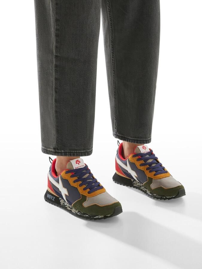 W6Yz Technical fabric and suede sneakers Jet-M. Multicolor Heren - Foto 5