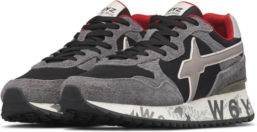 W6YZ Sneakers laag 'YAK-M.' antraciet - Foto 3