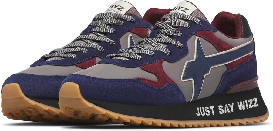 W6YZ Sneakers laag 'YAK-M.' bordeaux