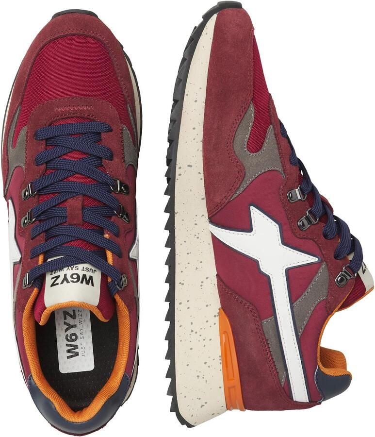 W6YZ Sneakers laag 'YAK-M.' bordeaux