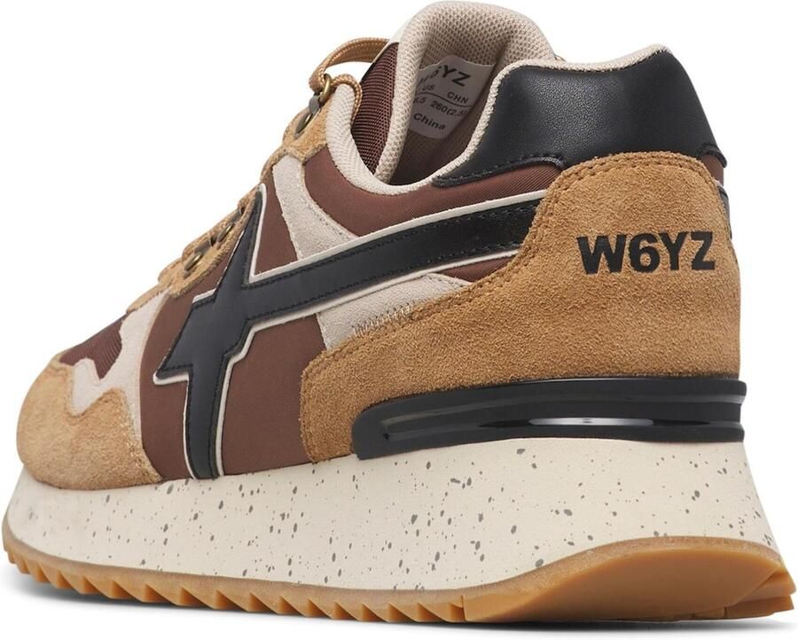 W6YZ Sneakers laag 'YAK-M.' donkerbruin