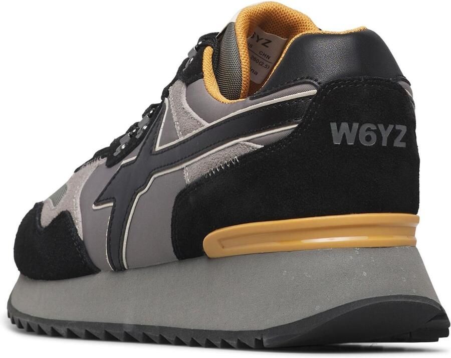 W6YZ Sneakers laag 'YAK-M.' donkergrijs