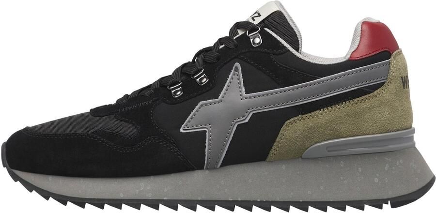 W6YZ Sneakers laag 'YAK-M.' olijfgroen