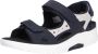 Waldläufer Blauwe Comfort Sandalen voor Dames - Thumbnail 1