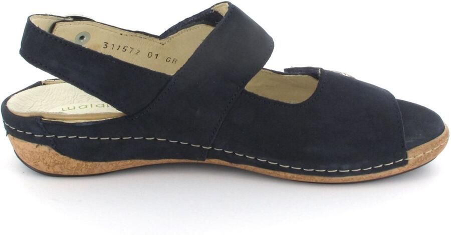 Waldläufer dames sandaal Heliett marine blauw