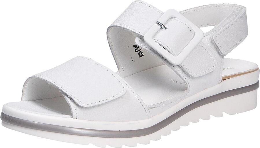 WALDLÄUFER Sandalen met riem 'Hakura' wit