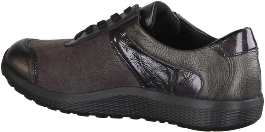 WALDLÄUFER Veterschoen 'Komfort Schnürschuh Damen H89001-242 Echtleder in grau' grijs - Foto 13