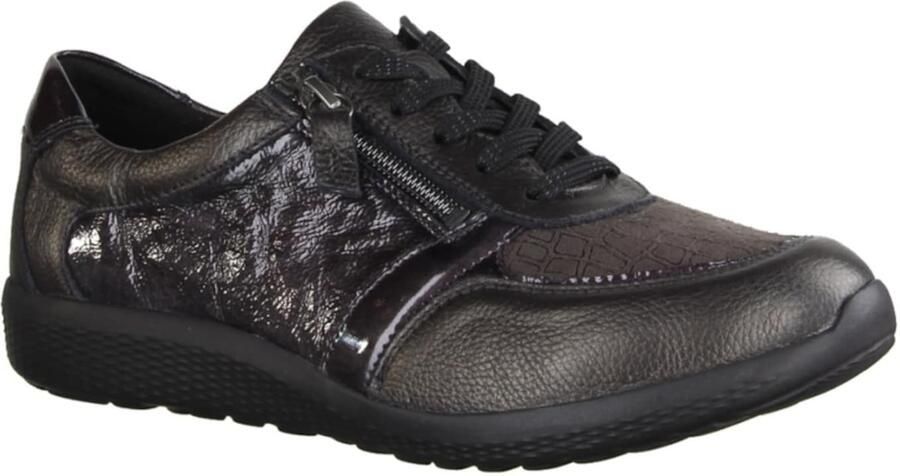 WALDLÄUFER Veterschoen 'Komfort Schnürschuh Damen H89001-242 Echtleder in grau' grijs - Foto 11