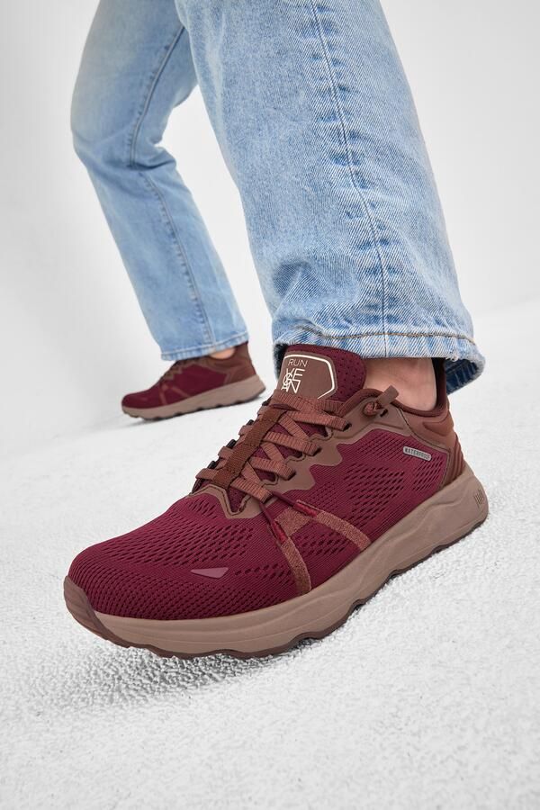WALDLÄUFER Sneakers laag bruin wijnrood - Foto 2