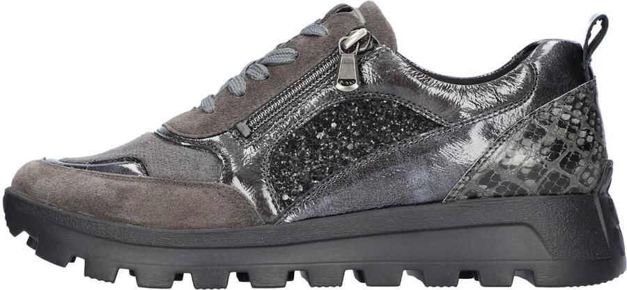 WALDLÄUFER Veterschoen 'Komfort Schnürschuh Damen H89001-242 Echtleder in grau' grijs - Foto 15