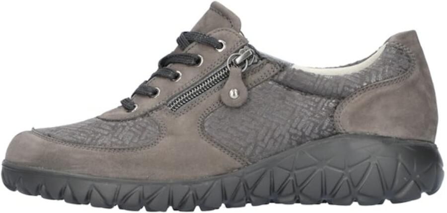 WALDLÄUFER Veterschoen 'Komfort Schnürschuh Damen H89001-242 Echtleder in grau' grijs - Foto 14