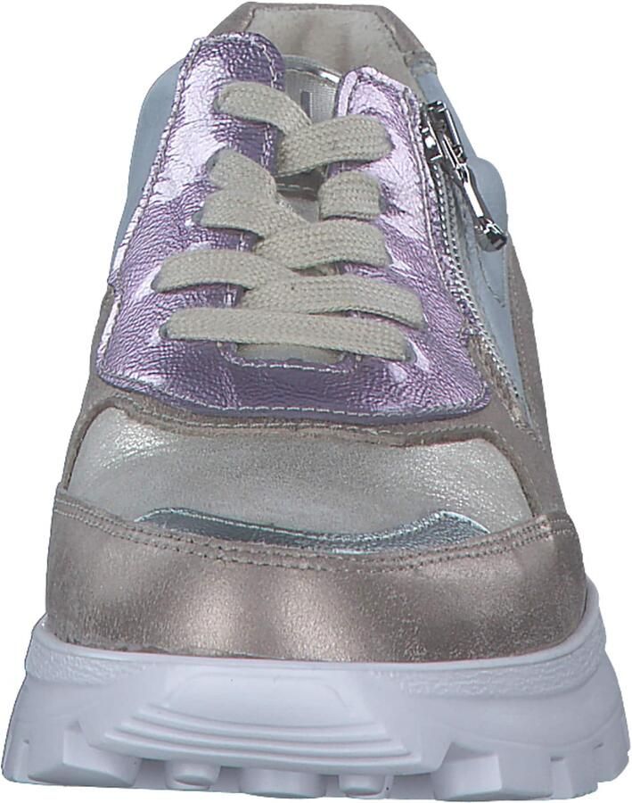 WALDLÄUFER Sneakers laag 'H-Ajala' donkerbeige opaal lila zilver - Foto 4