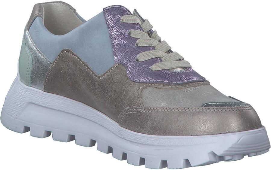 WALDLÄUFER Sneakers laag 'H-Ajala' donkerbeige opaal lila zilver - Foto 3