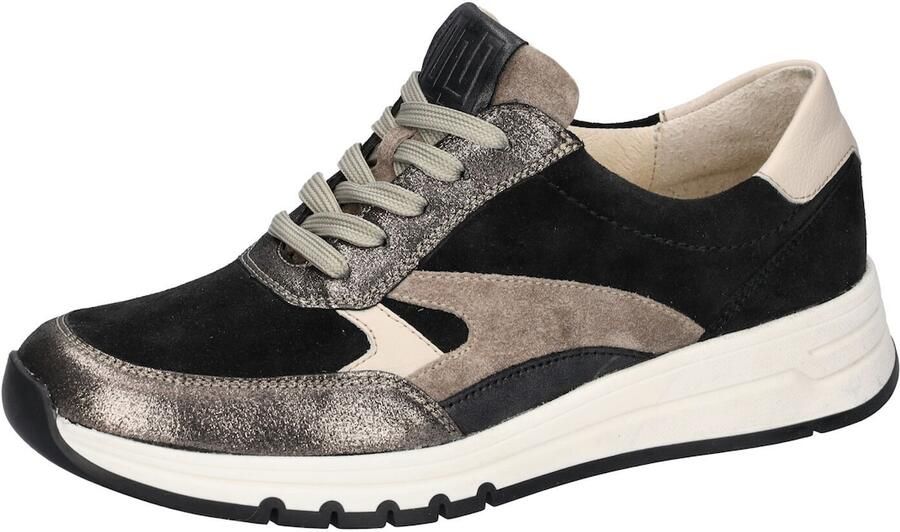 WALDLÄUFER Sneakers laag 'H-April' grafiet aardetinten lichtgrijs zwart - Foto 3