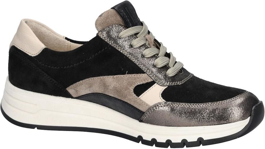 WALDLÄUFER Sneakers laag 'H-April' grafiet aardetinten lichtgrijs zwart - Foto 4