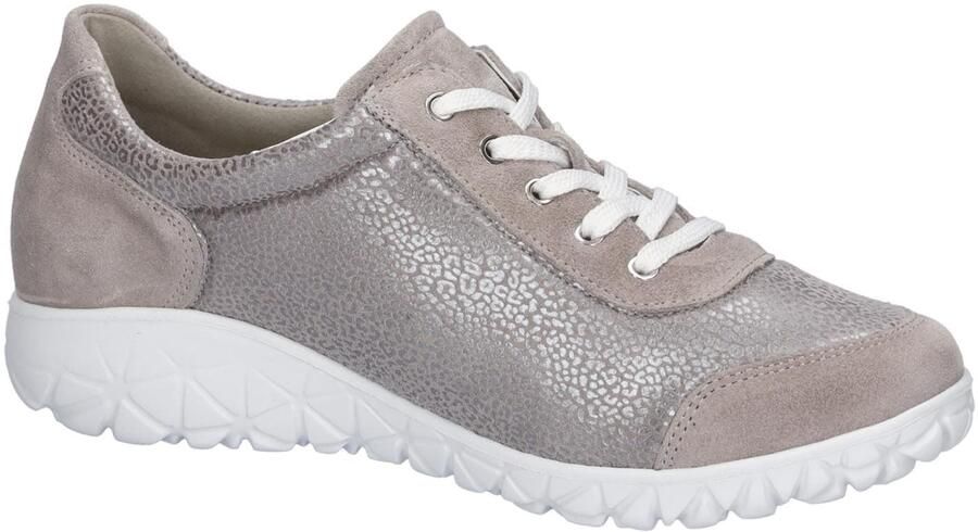 WALDLÄUFER Sneakers laag 'Havy Soft' taupe zilvergrijs