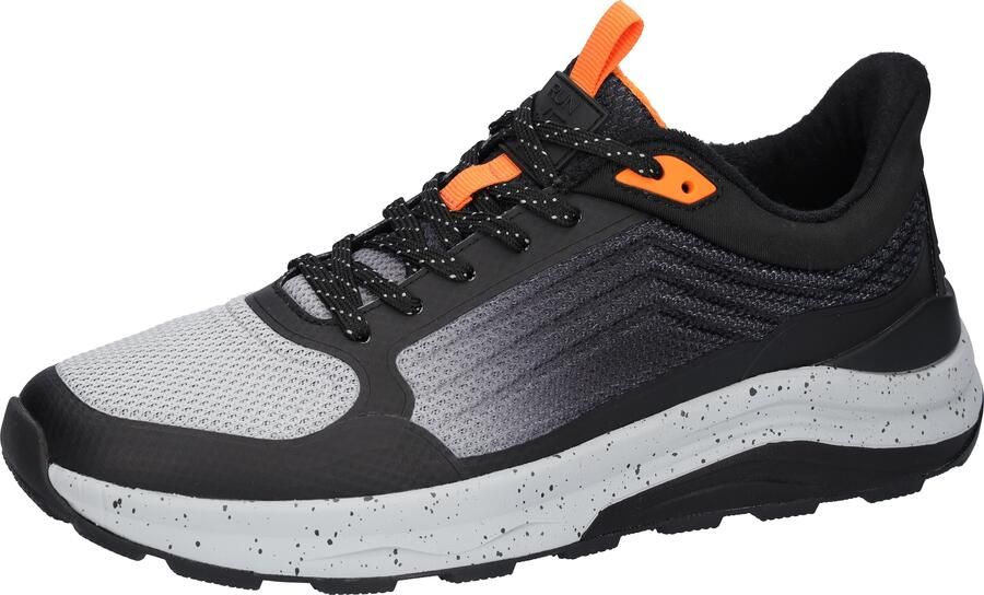 WALDLÄUFER Sneakers laag 'Schnürschuh Herren 761001-102001 Echtleder in grau' navy