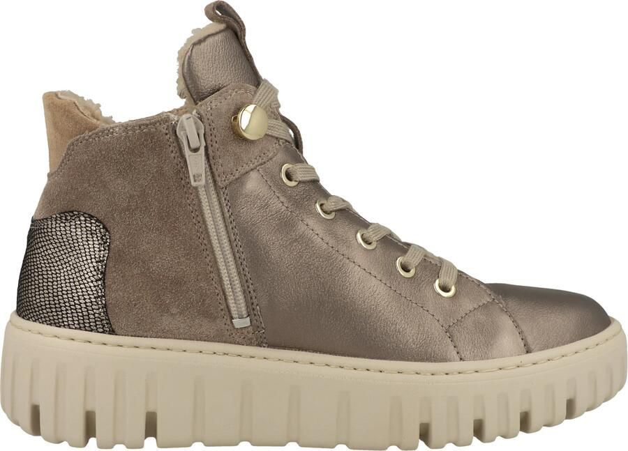 WALDLAUFER Waldläufer Sneakers Dames Combi H Rits Sneaker 37 5 Suède Beige - Foto 5