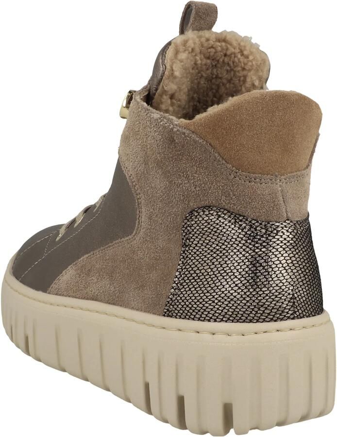 WALDLAUFER Waldläufer Sneakers Dames Combi H Rits Sneaker 37 5 Suède Beige - Foto 3