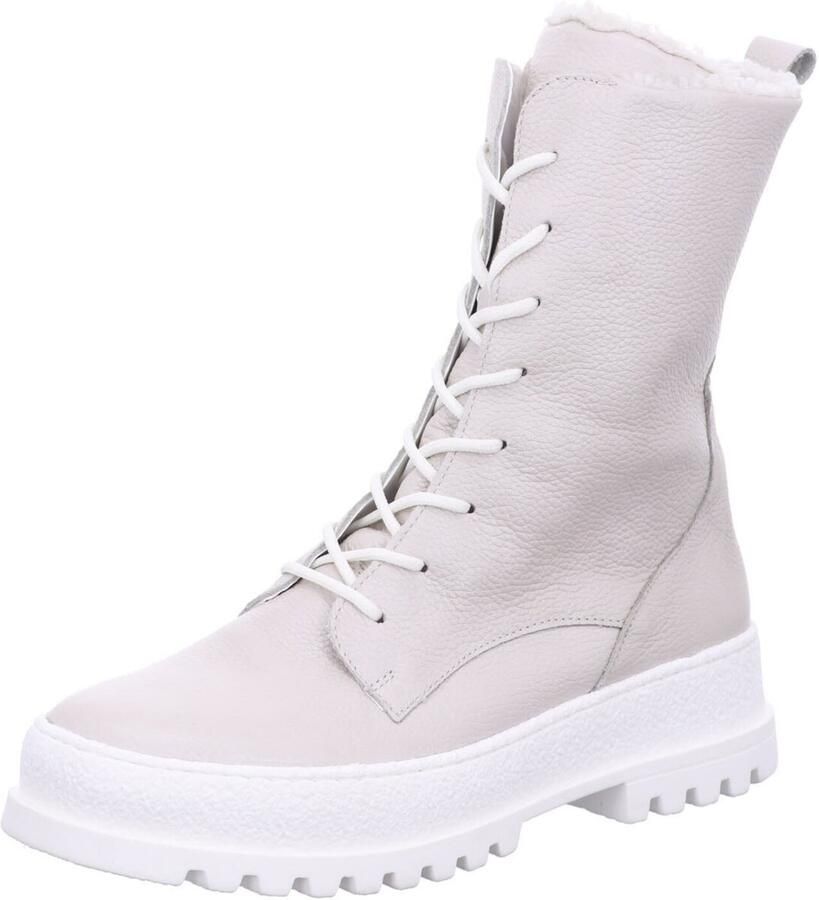 WALDLÄUFER Veterlaarzen 'Stiefeletten Boot Damen 741804-172 Echtleder in beige' beige