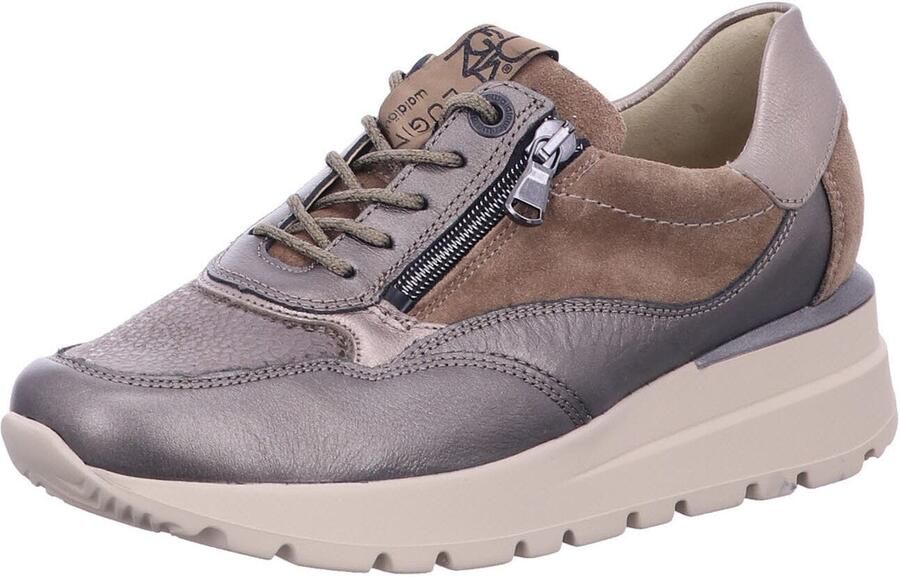 WALDLÄUFER Veterschoen 'Komfort Schnürschuh Damen H89001-242 Echtleder in grau' grijs - Foto 7