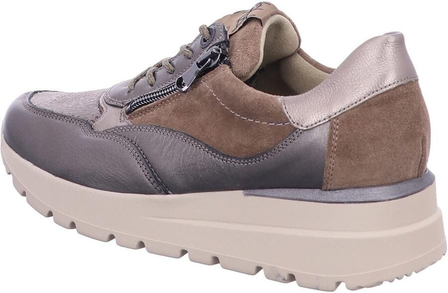 WALDLÄUFER Veterschoen 'Komfort Schnürschuh Damen H89001-242 Echtleder in grau' grijs - Foto 6