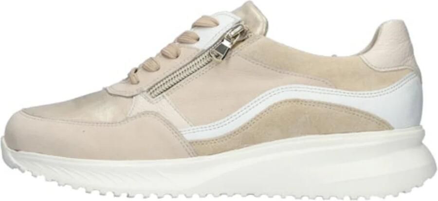 WALDLAUFER Waldläufer Lage Sneakers Dames Janka Leer Beige - Foto 5