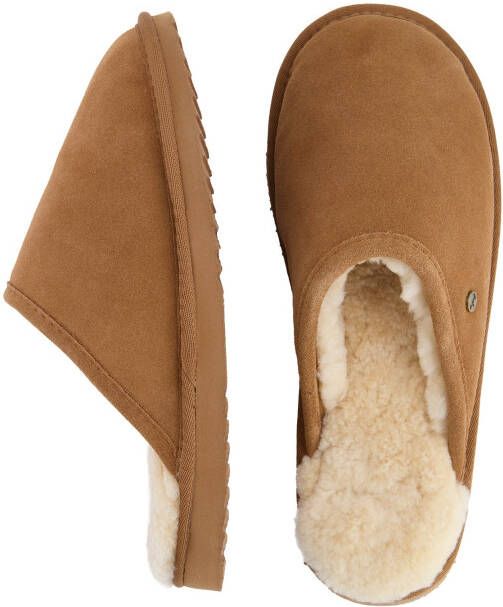 WARMBAT Pantoffels Heren Classic Unisex Maat: 43 Materiaal: Suède Kleur: Camel - Foto 17