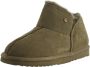 Warmbat Australia gevoerde suède pantoffels mosgroen - Thumbnail 3