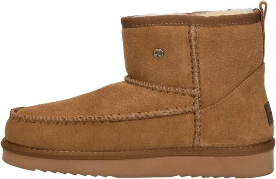 Warmbat Wallaby Suede boot Stitch Dames Laarzen Cognac - Foto 10