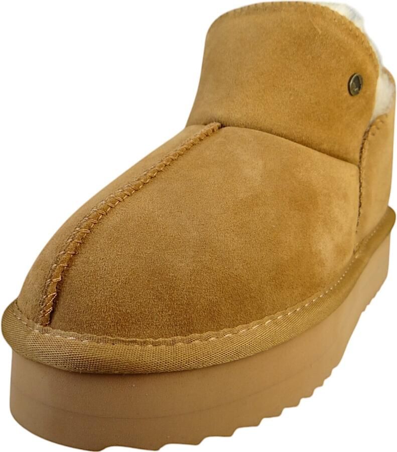 Warmbat Australia Warmbat Willow Plateau dames gevoerde boot Cognac - Foto 3