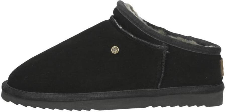 Warmbat Herenmuil van Leer en Schapenwol Black Heren - Foto 10