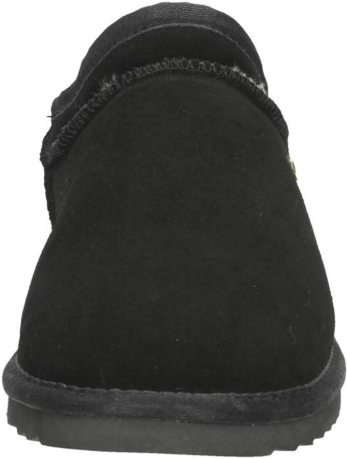 Warmbat Herenmuil van Leer en Schapenwol Black Heren - Foto 3