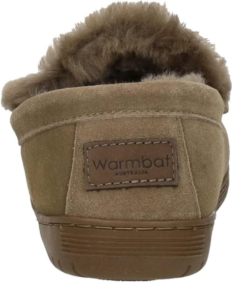 Warmbat Grizzly Men Suede Heren Sloffen Taupe Bruin - Foto 12