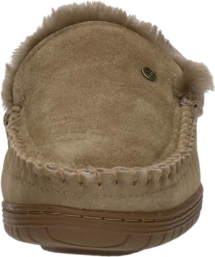 Warmbat Grizzly Men Suede Heren Sloffen Taupe Bruin - Foto 11