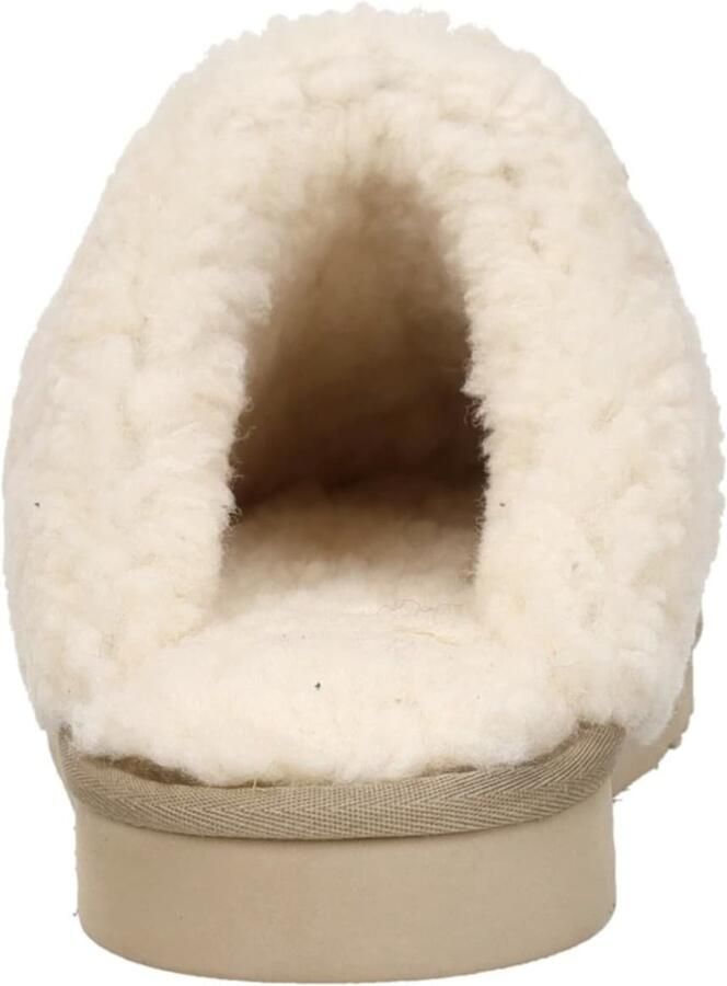 Warmbat Nhill Strap Curly Wool Dames Sloffen Ecru - Foto 7